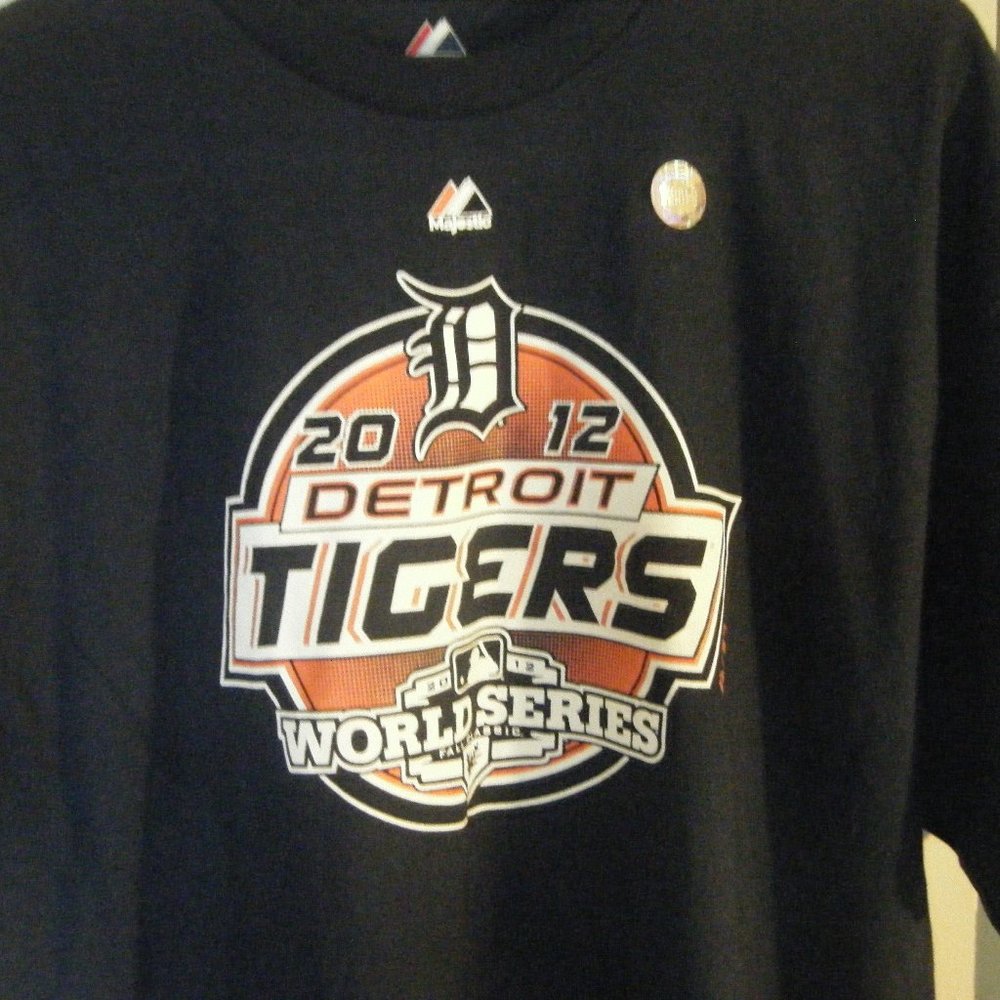 Detroit Tiger 2012 World series Shirt Size XL
